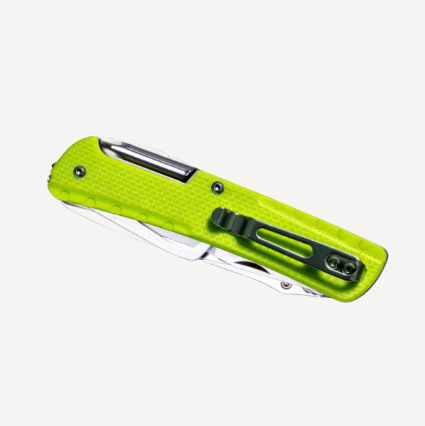 МультиТул RUiKE LD43 15-in-1 (Сталь_12С27/Зеленый_G-10)